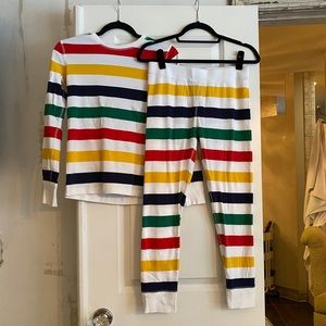 Striped Pajamas/ Lounge Set